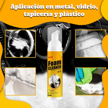 Foam Cleaner - Espuma Limpiadora Multiusos Brillo Fácil  [Acción en 5 minutos]