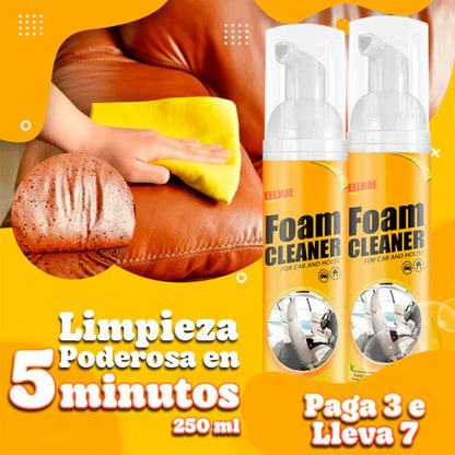 Foam Cleaner - Espuma Limpiadora Multiusos Brillo Fácil  [Acción en 5 minutos]